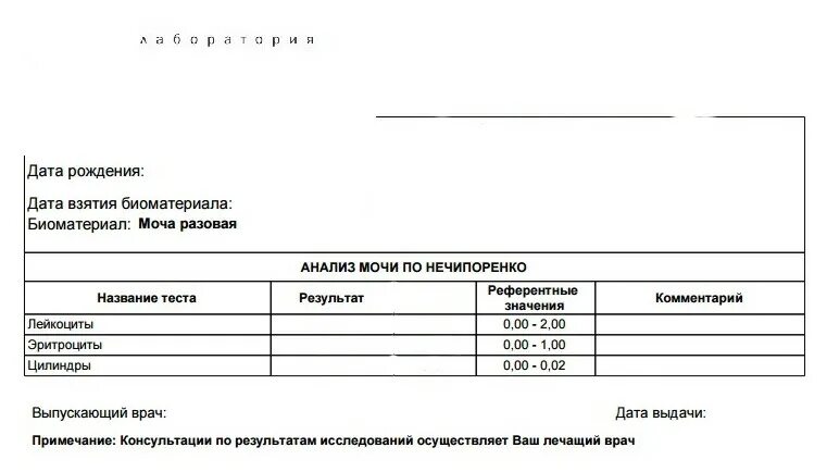 Направление для исследования мочи по методу Нечипоренко.. Бланки анализа мочи по Нечипоренко. Направление в лабораторию на анализ мочи по Нечипоренко. Оформите направление на анализ мочи по Нечипоренко. Направление на общую мочу