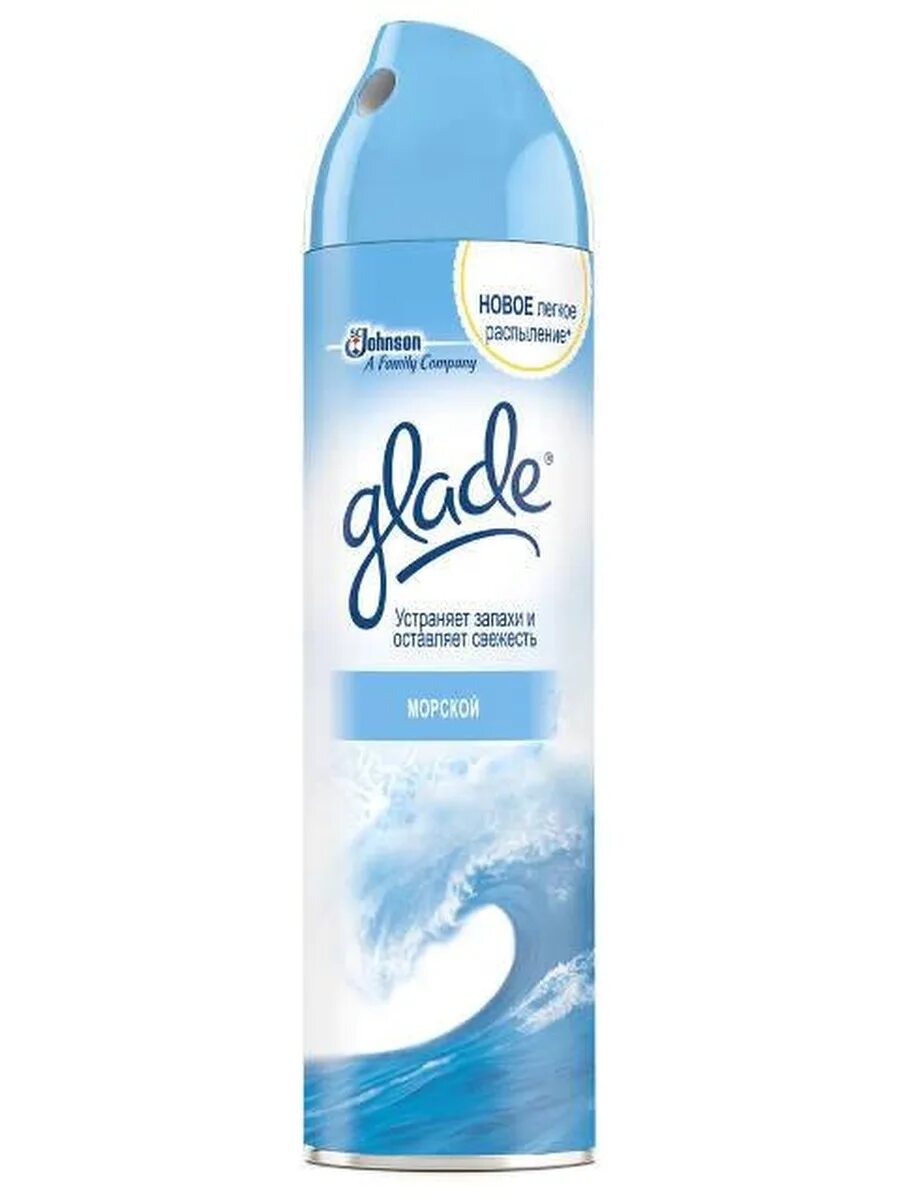 Glade аэрозоль морской, 300 мл. Освежитель воздуха Glade 300мл. Освежитель воздуха "морской" Glade 300 мл. Глейд ОСВЕЖ.воздуха морской 300мл. Воздуха glade купить