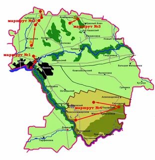 Кинель на карте
