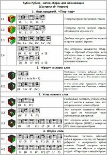 Кубик 3 на 3 3 слой