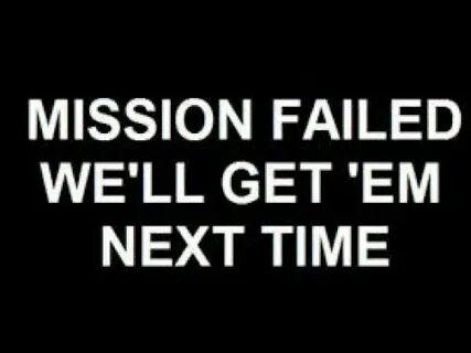 But next time