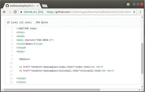 Run index html