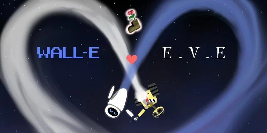 Eve's love. Walle Eve. Wall-e and Eve Love. Eve из мультфильма Wall-e версия хуманизация.