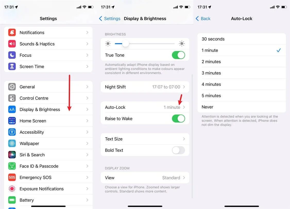 Как сменить время на айфоне. Автоблокировка экрана iphone. отключение автоблокировки на айфоне.