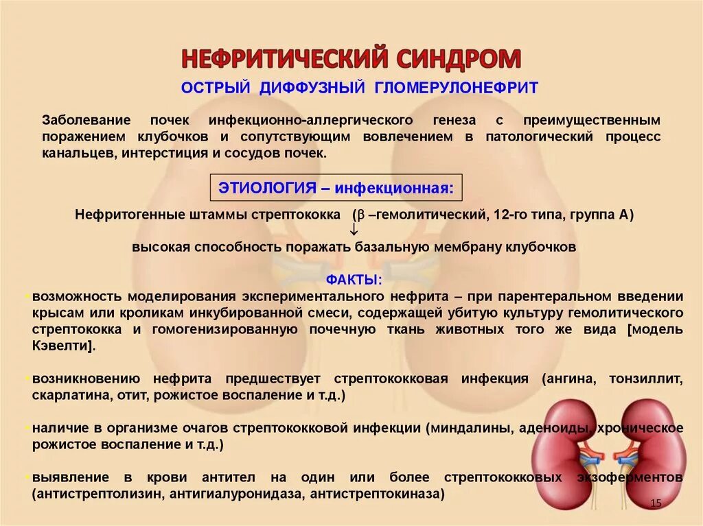 Гломерулонефрит с нефритическим синдромом