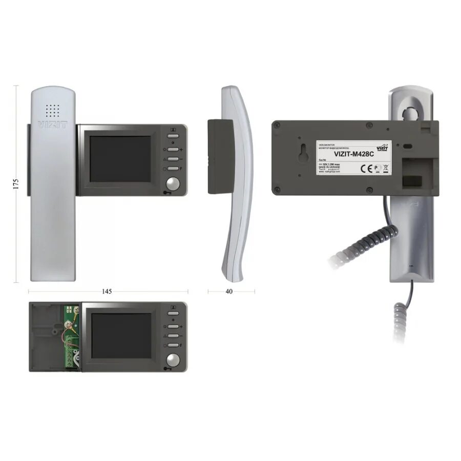 Vizit m428c. Видеодомофон vizit-m428c. домофон м428с. vizit-m467mg.