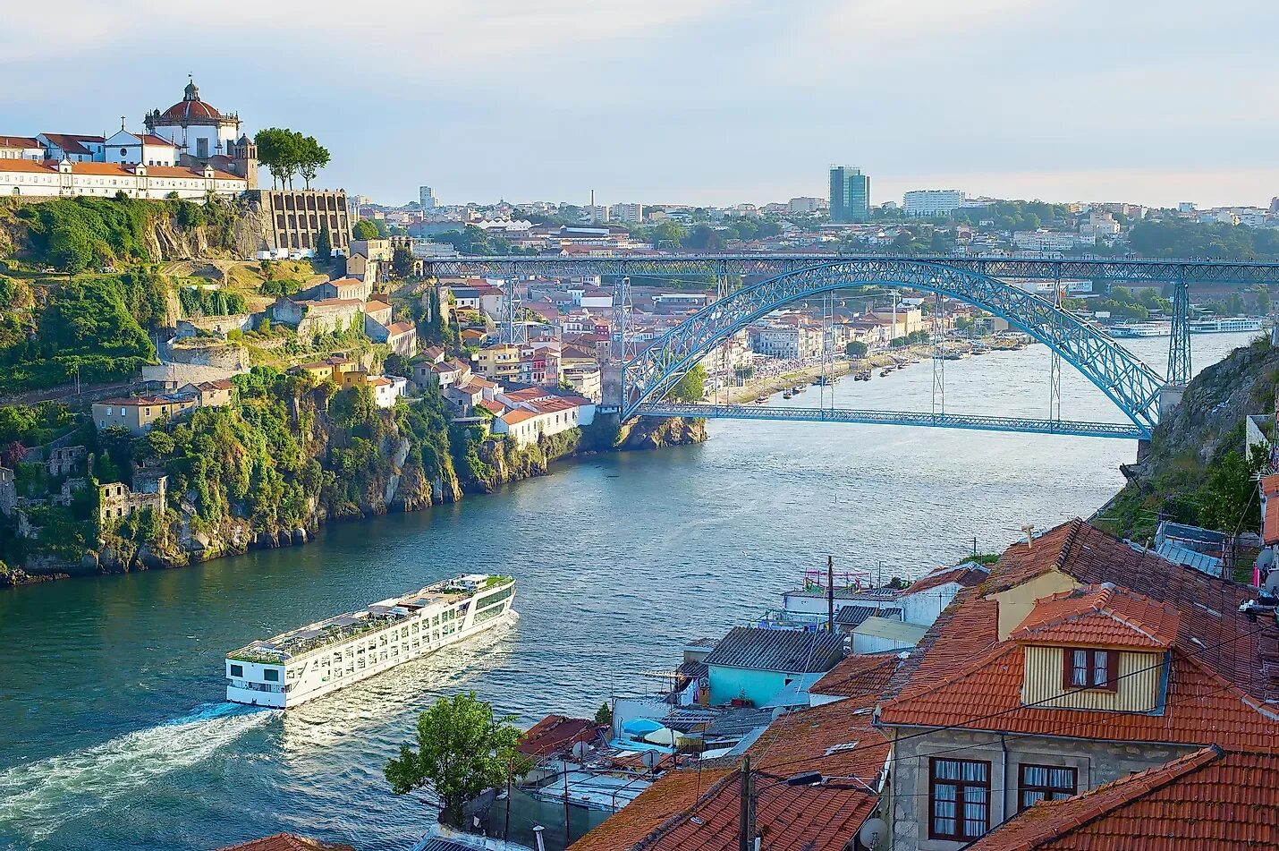 Город порту на реке. Река Дору Португалия. Река Порто. Douro River Cruises. Порту город.