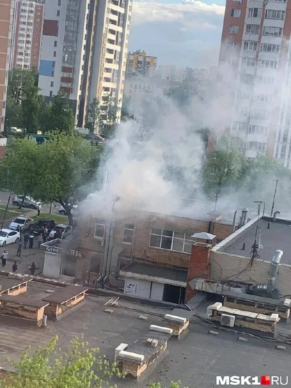 пожар на складе кунцево.