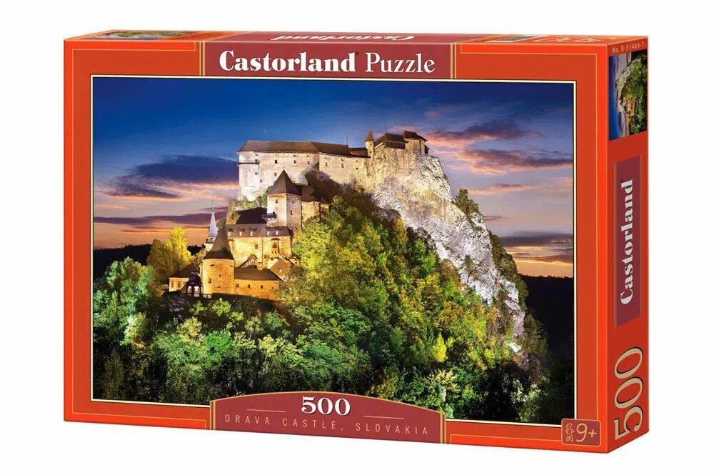 Пазл Castorland Orava Castle, Slovakia (b-51489), 500 дет.. Пазлы Castorland 500 деталей. Castorland Puzzle замок. Пазл Castorland Castle Square in Warsaw (b-52486), 500 дет.. Пазл б