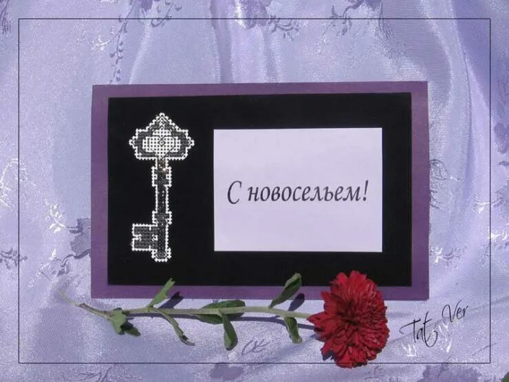 С новосельем муженек 