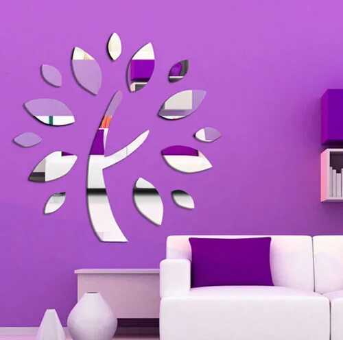 Наклейки на стену в виде цветка AliExpress