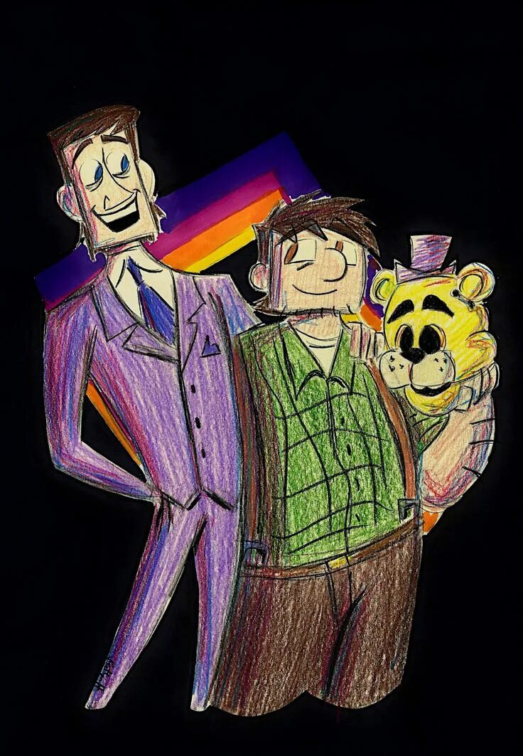 Уильям афтон шипы. William Afton and Henry Emily.