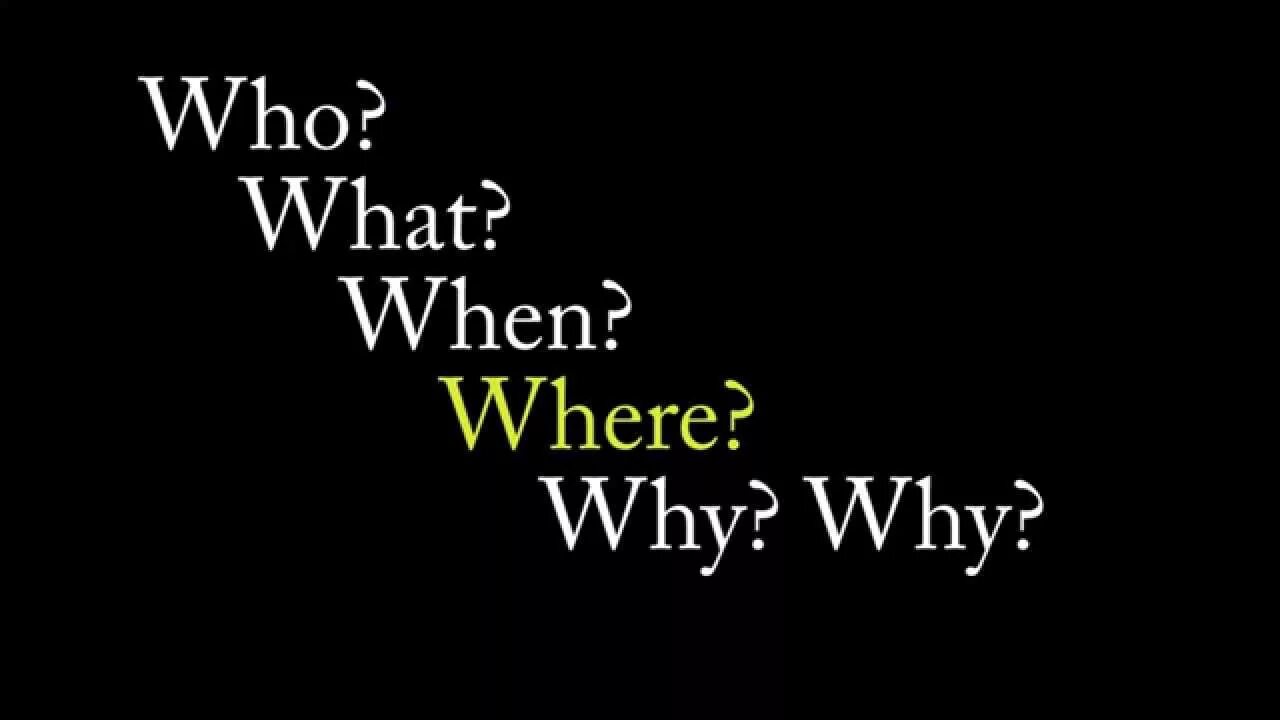 Who what where why. What when where why who. who what. jazz chants. jazz for chants.
