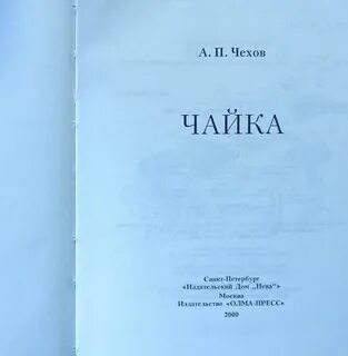 Чайка смысл произведения