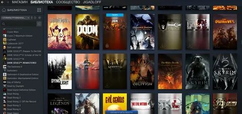 The gaming library