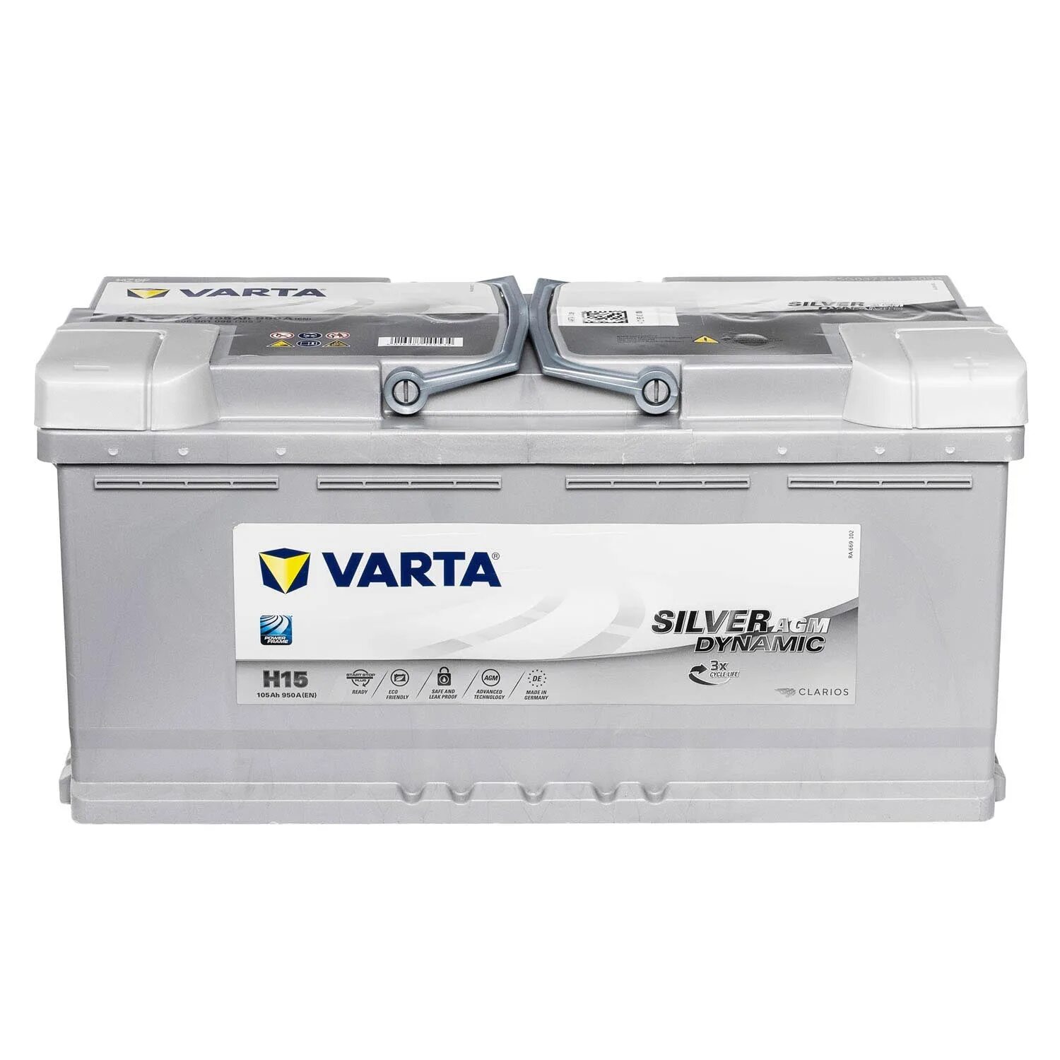 Акб страны производители. Varta Silver Dynamic 105ah AGM. Varta h15 Silver Dynamic. Varta Silver Dynamic , 950a. Varta Silver Dynamic 105а/ч.