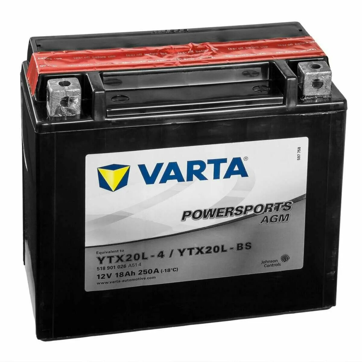 Аккумулятор автомобиля варта. Varta 18 Ач ytx20l. 518901026 Varta. Аккумулятор 12v 18ah Varta. 518 901 025 Varta.