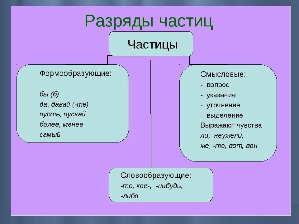 Частицы правило русский язык. Разряды частиц формообразующие частицы таблица. Схема разряды частиц формообразующие частицы. Разряды смысловых частиц 7 класс таблица. Разряды частиц формообразующие частицы 7 класс таблица.