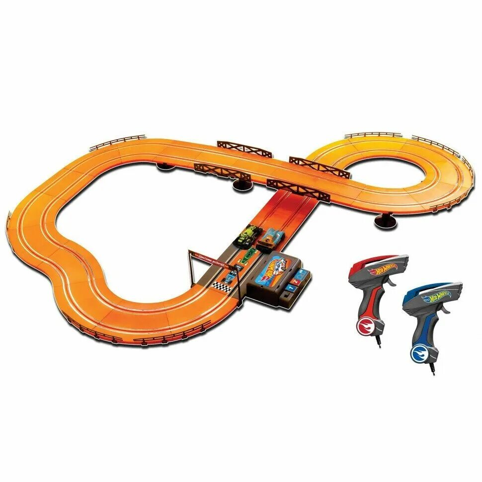 Hot wheels цена. Трек KIDZTECH hot Wheels. Набор с треком hot Wheels 1:64 280см 83121. Гоночный трек hot Wheels. Машинка для трека hot Wheels KIDZTECH.