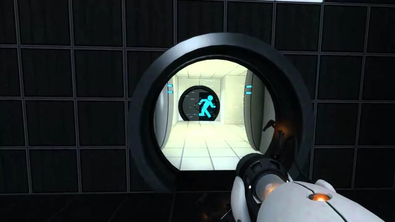 Портал 2 первая комната. Portal 2 Demo. Комната из портал 2. Зеркала портал 2.