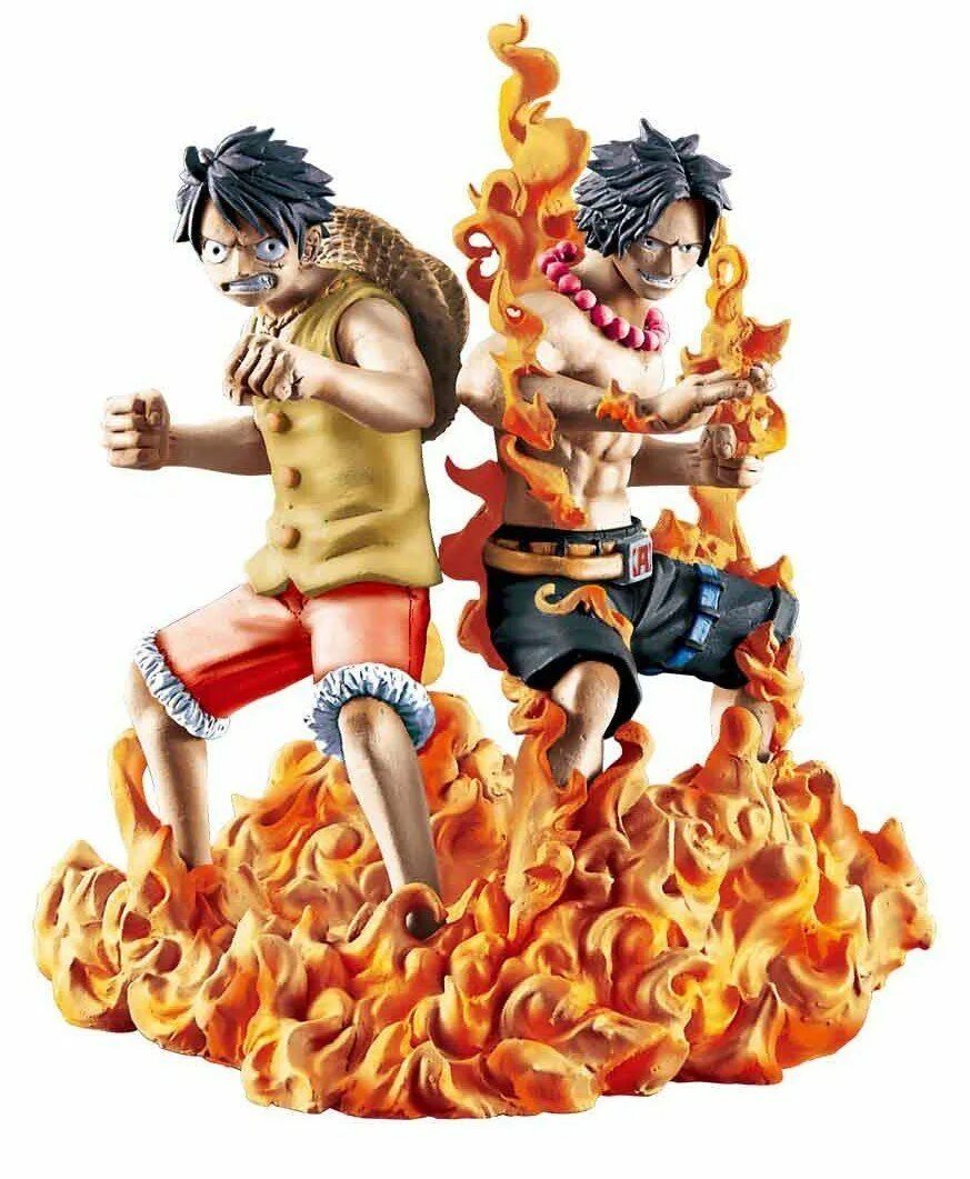 Фигурка Луффи 2 Гир. Ace one piece Figure. One piece Ace Grandista. Маринфорд Луффи фигурка.