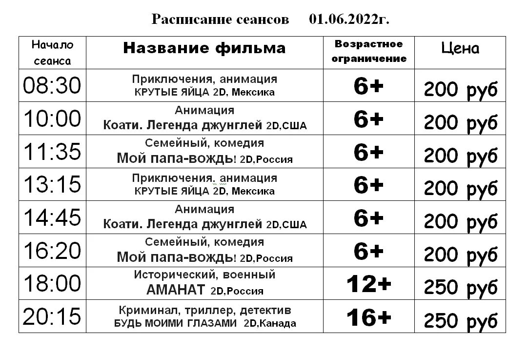 Расписание сеансов. Афиша расписание. Расписание сеансов в кинотеатре.