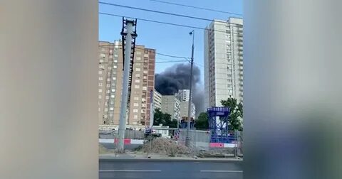 Что горит в москве на востоке сейчас