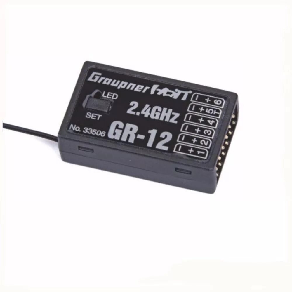 Rc receiver. Gr-12 6 channel 2.4ghz hott receiver. приемник graupner hott. gr-16l 8 channel 2.4ghz hott receiver. 1.2g receiver 12v.