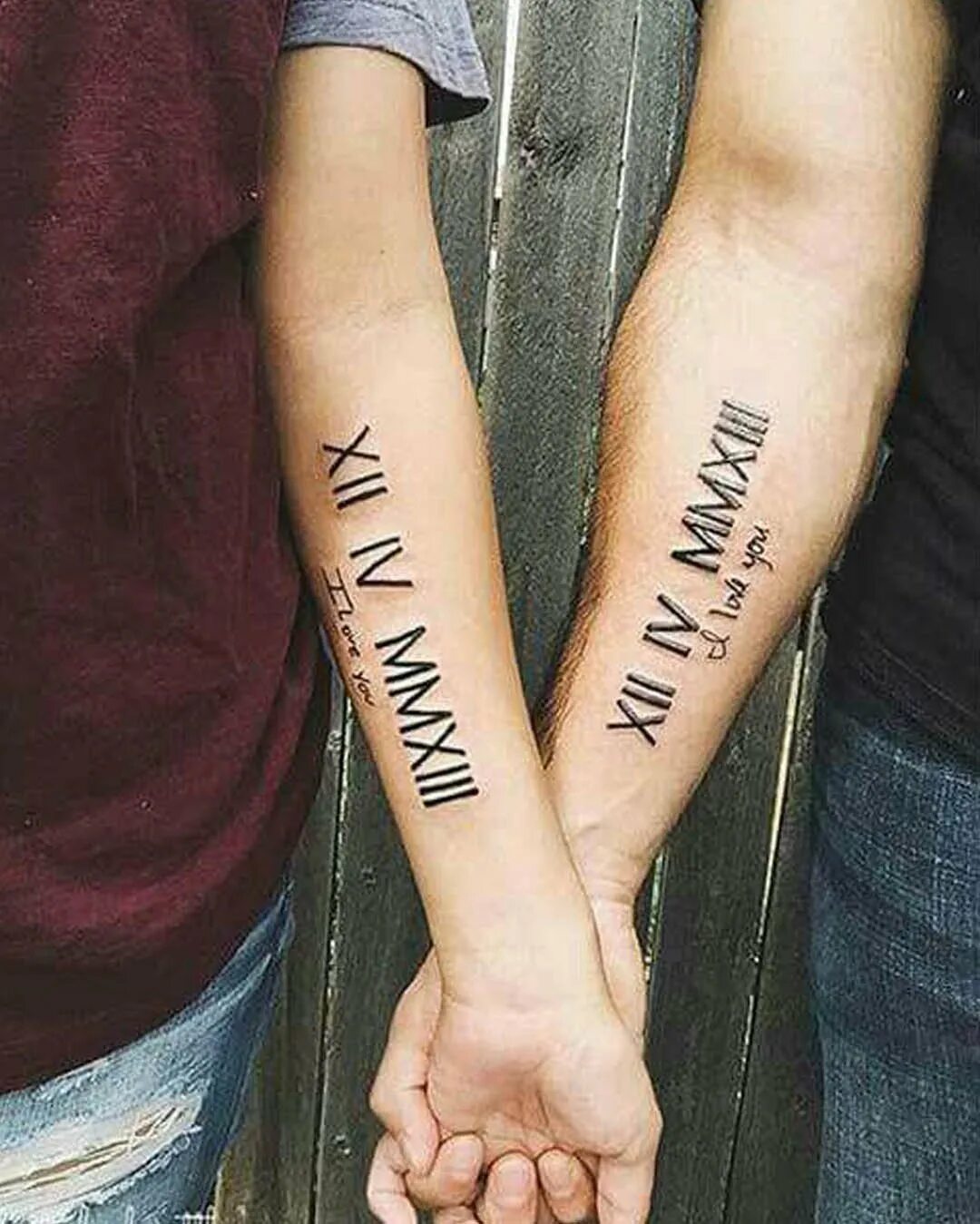 левая рука набита