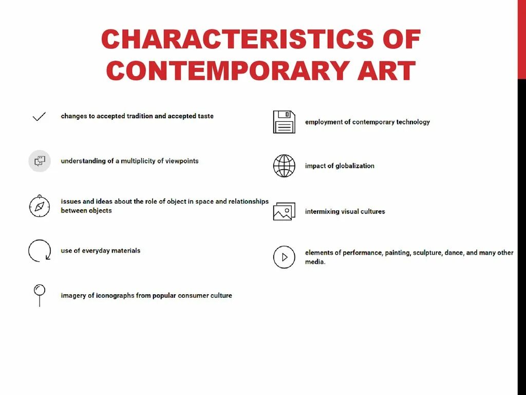 Be characteristic of meaning. Be characteristic of meaning
