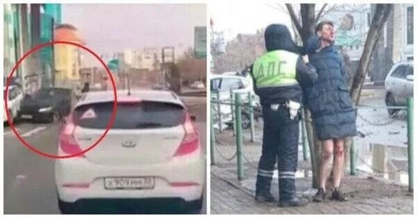 Попала в аварию и была вытрахана незнакомцем прямо на дороге