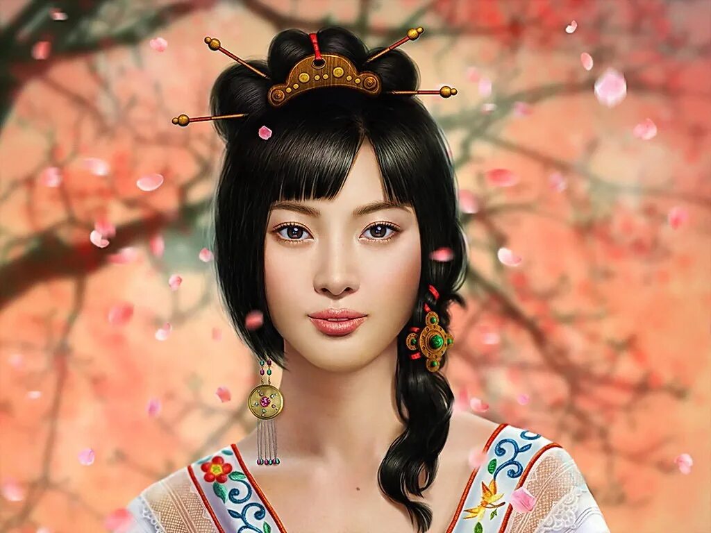 Китайские гейши. Гейши в Японии. Китайские красавицы. Красивое лицо японки