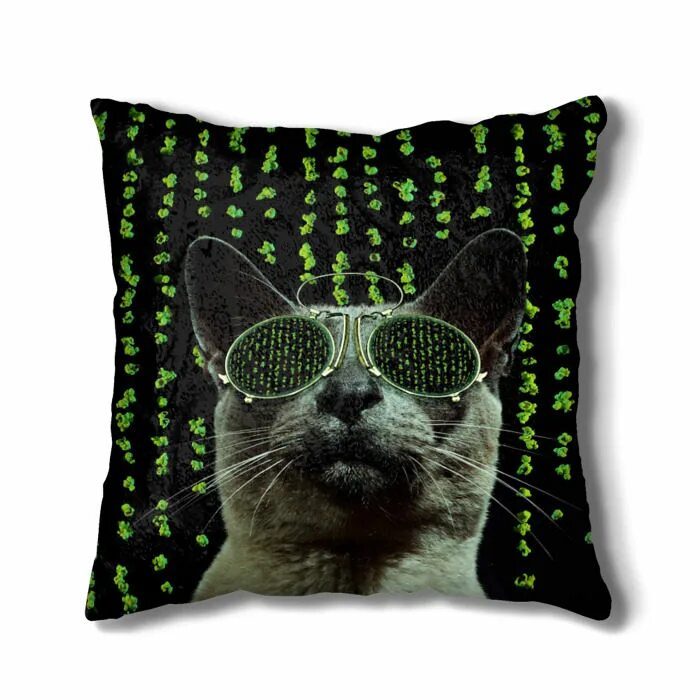 Подушки matrix. Подушка кот 3д. кот подушка квадратный. кот нео. matrix кот.