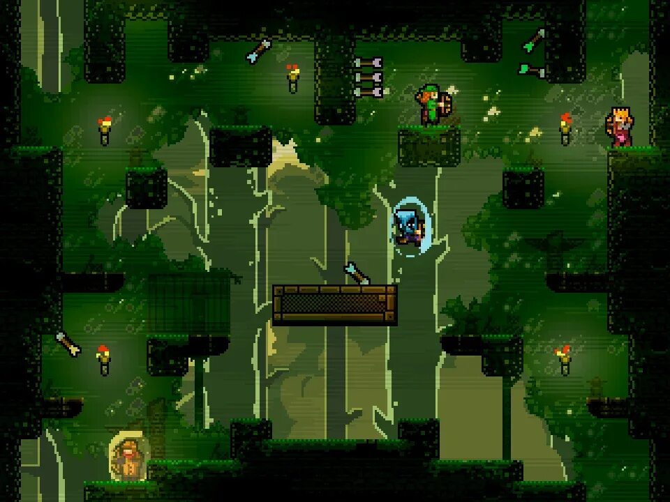 Platformer tileset. Towerfall ascension. фон для 2д игры. 2. абстрактный платформер.