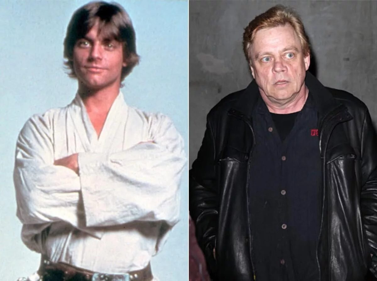 Mark Hamill в молодости. Люк Скайуокер в молодости.