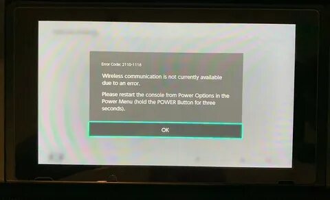 Switch error