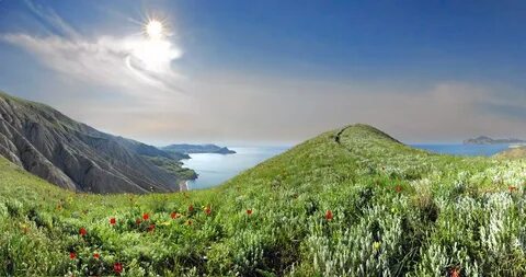 Крымские степи и крымские горы