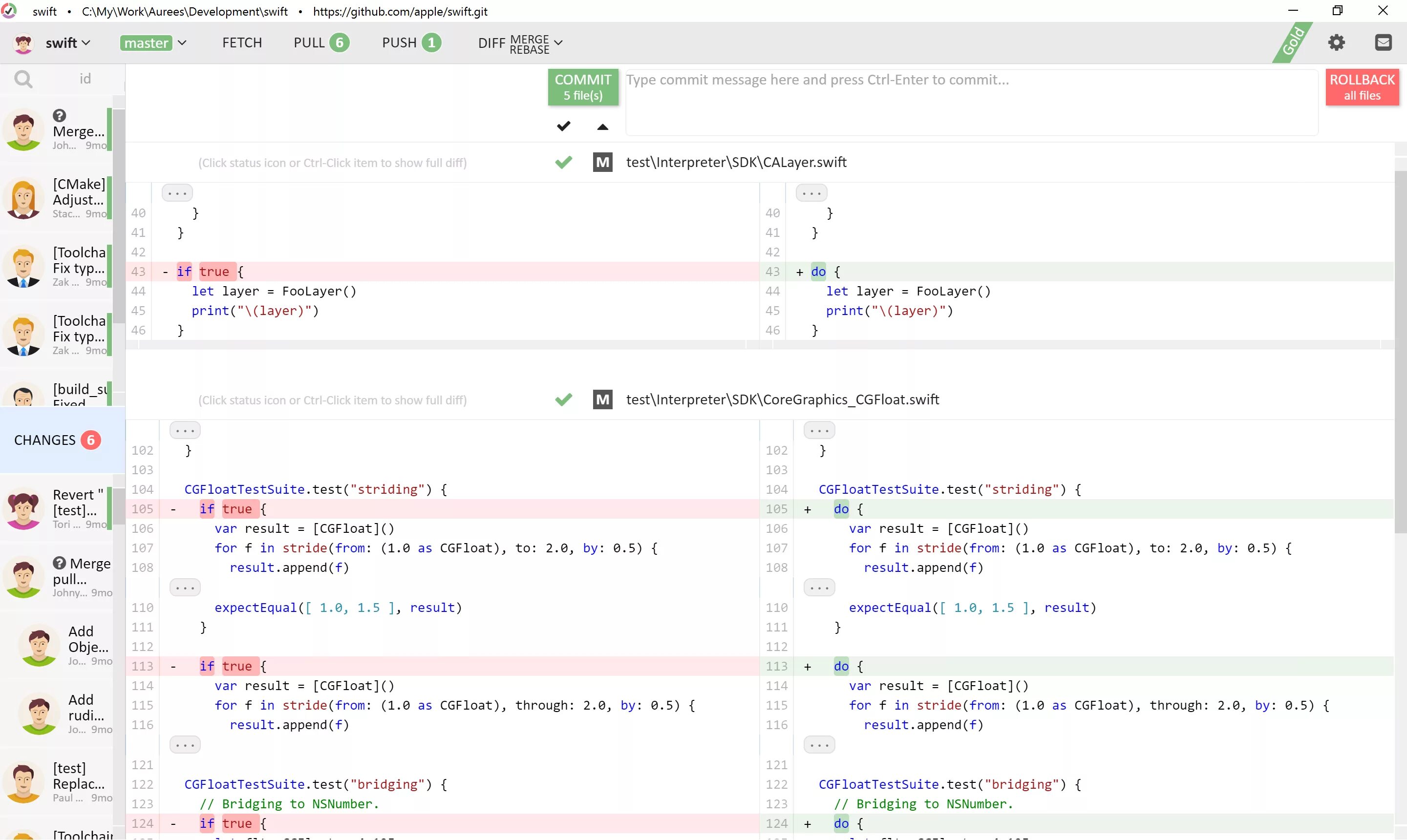 Gitlab fetch