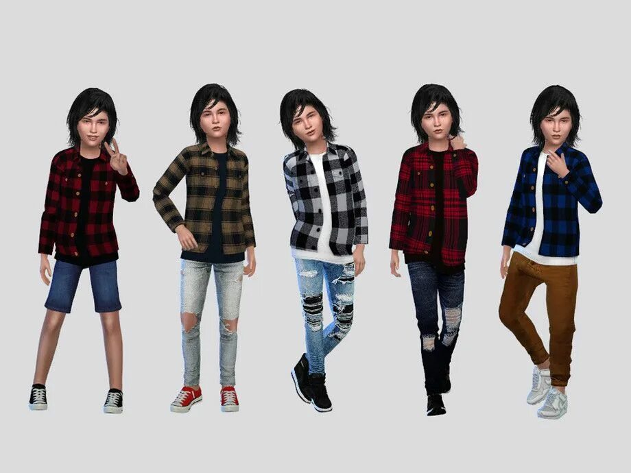 Симс 4 моды подростки и взрослые. Клетчатая рубашка симс 4. SIMS 4 Plaid Shirt. Симс 4 клетчатая рубашка женская. Симс 3 одежда клетчатая рубашка.