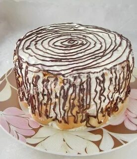 Торт лабиринт с черносливом и курагой