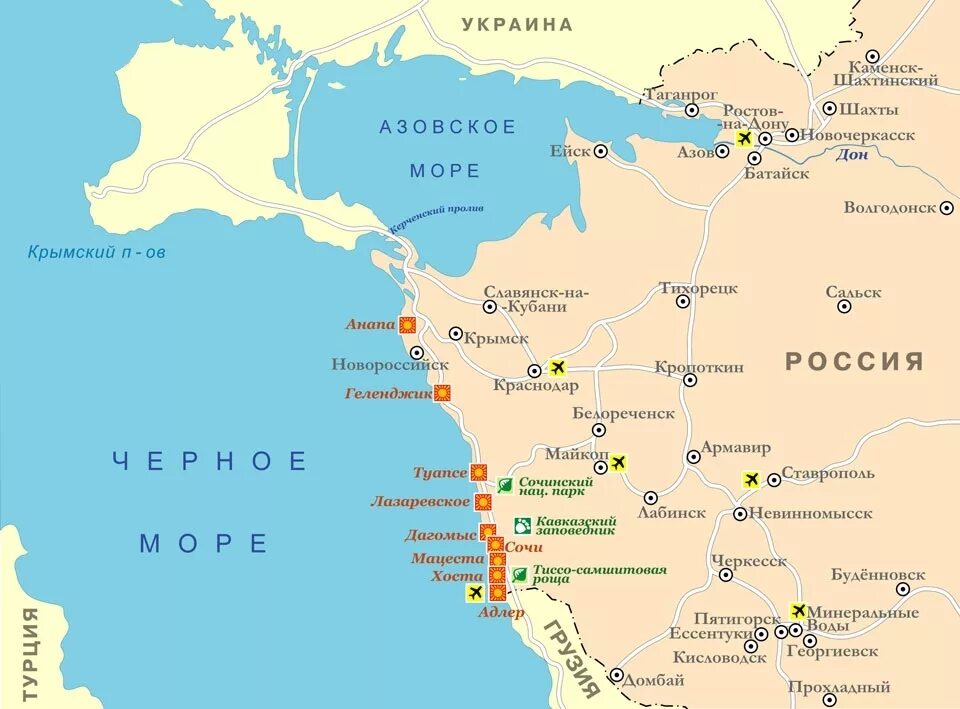 Ближний юг россии. Карта Черноморского побережья России. Карта Черноморского побережья Краснодарского края. Карта черного моря Краснодарский край. Карта Краснодарского края побережье черного моря.