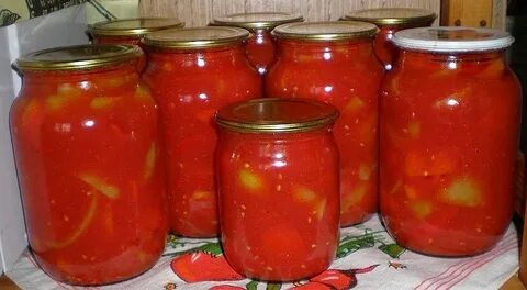 Лечо на зиму из перца и огурцов