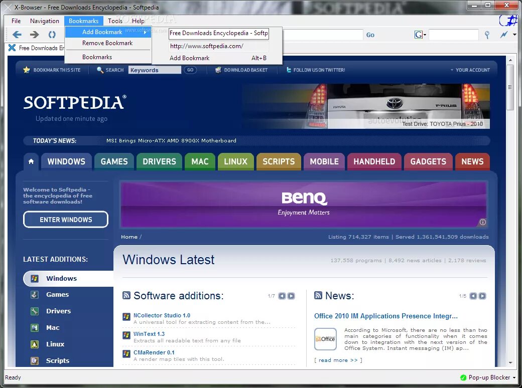 Browser title