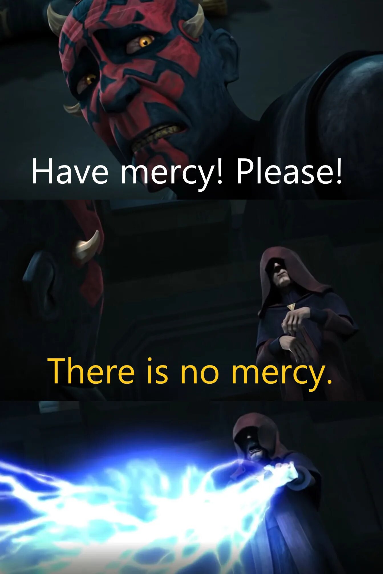 Has no mercy. Please have mercy. мерси мем. пощады мем. mercy please mercy.