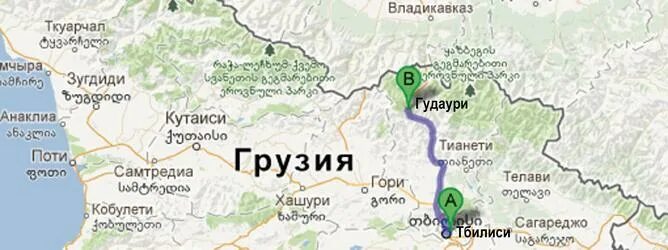 Гудаури Грузия на карте Грузии. Владикавказ Тбилиси Грузия карта. Карта Владикавказ Грузия.