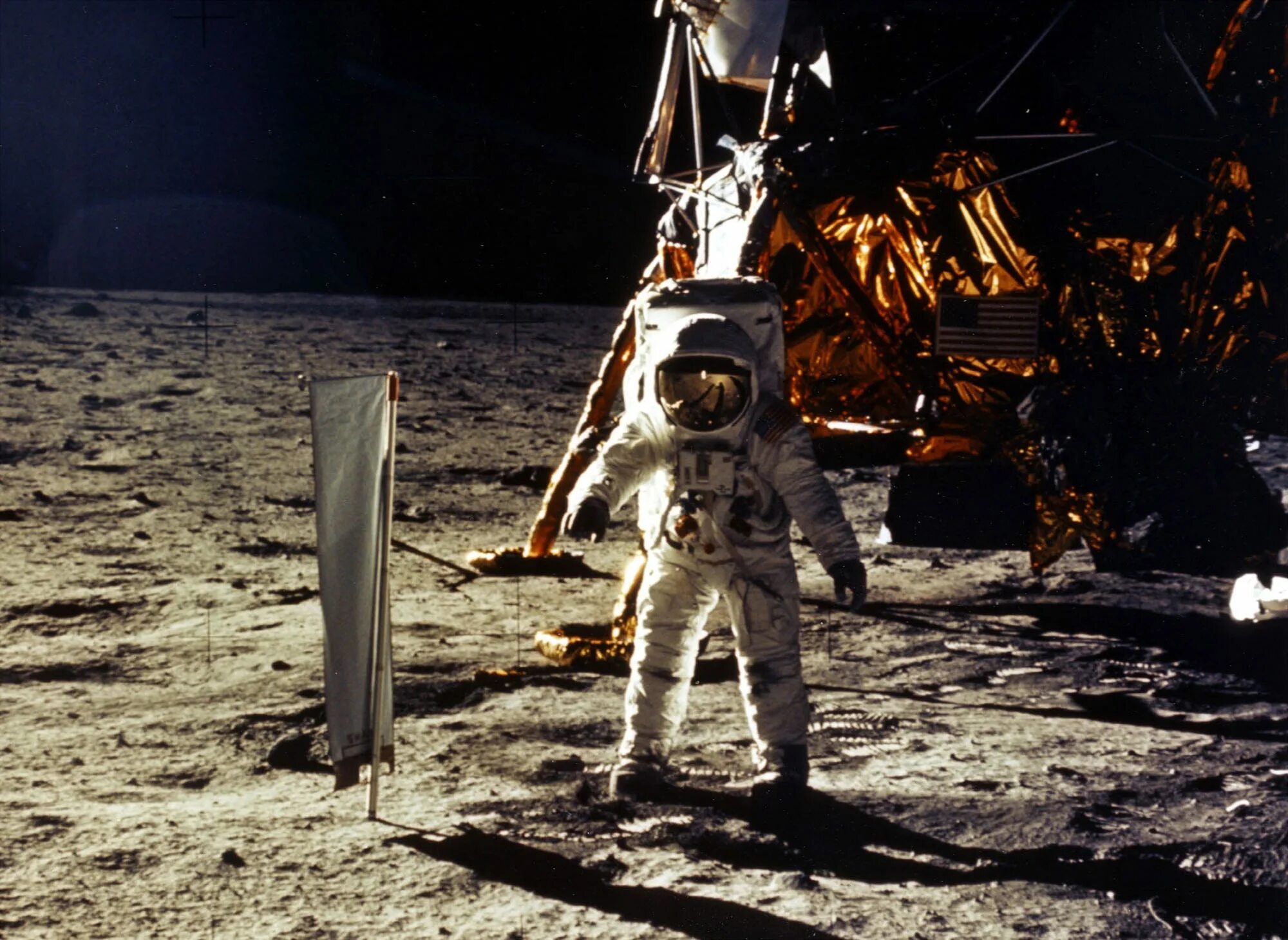 Man lands on the moon. Apollo 11 1969.