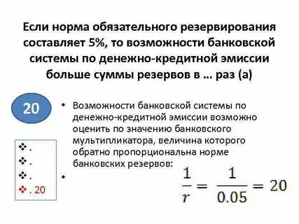 Норматив обязательного резервирования