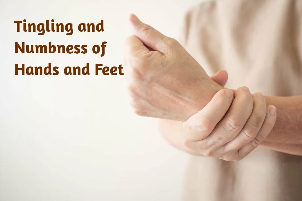 Hand in hand examples. Numbness. numbness or tingling in the hands and feet.