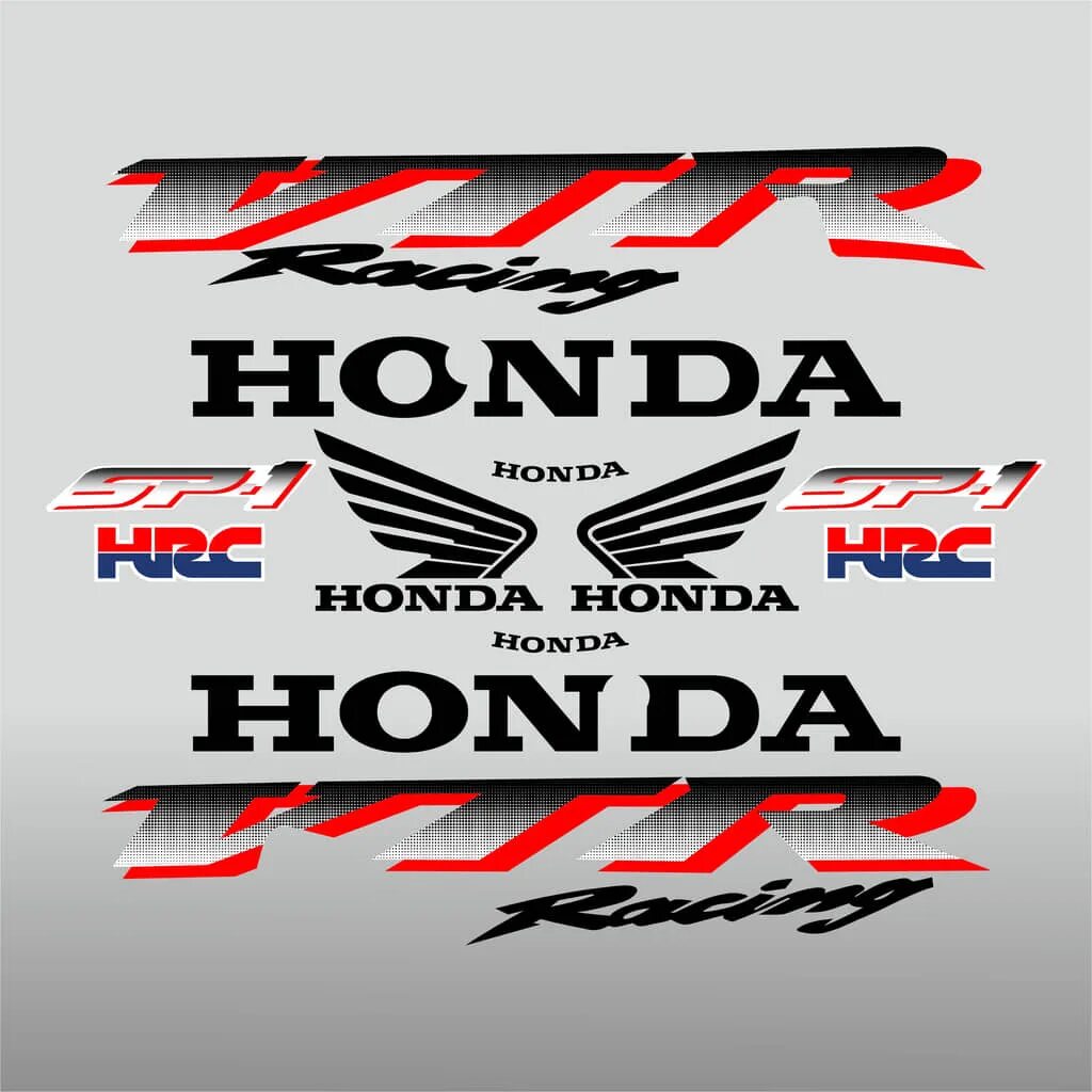 Купить наклейки хонда. Наклейки на Хонда Втр 1000. Заводской комплект наклеек Хонда трансальп 400. Наклейка Honda. Наклейки Honda VTR.