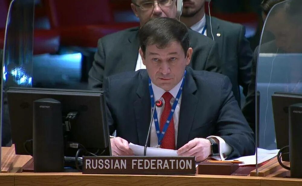 Россия выиграла процесс в оон против украины. Полянский Совбез ООН. Зампред Совбеза РФ В ООН. Российские дипломаты в ООН.